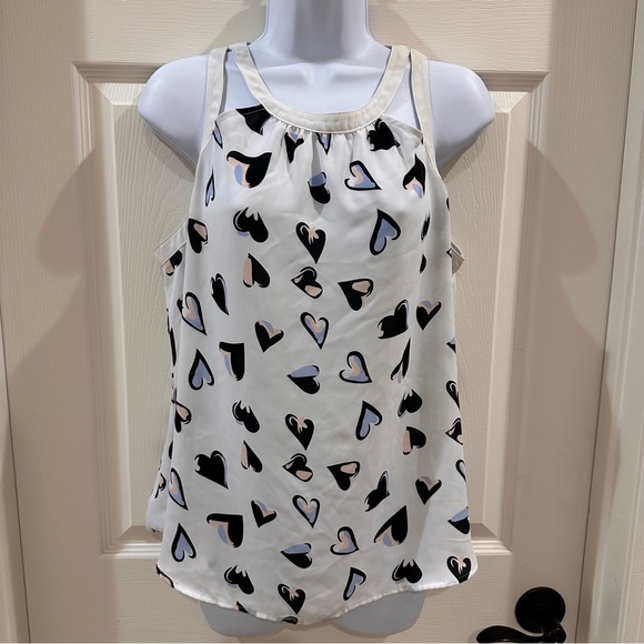 Candies Sleeveless Cutout Heart Blouse XL - Picture 1 of 7